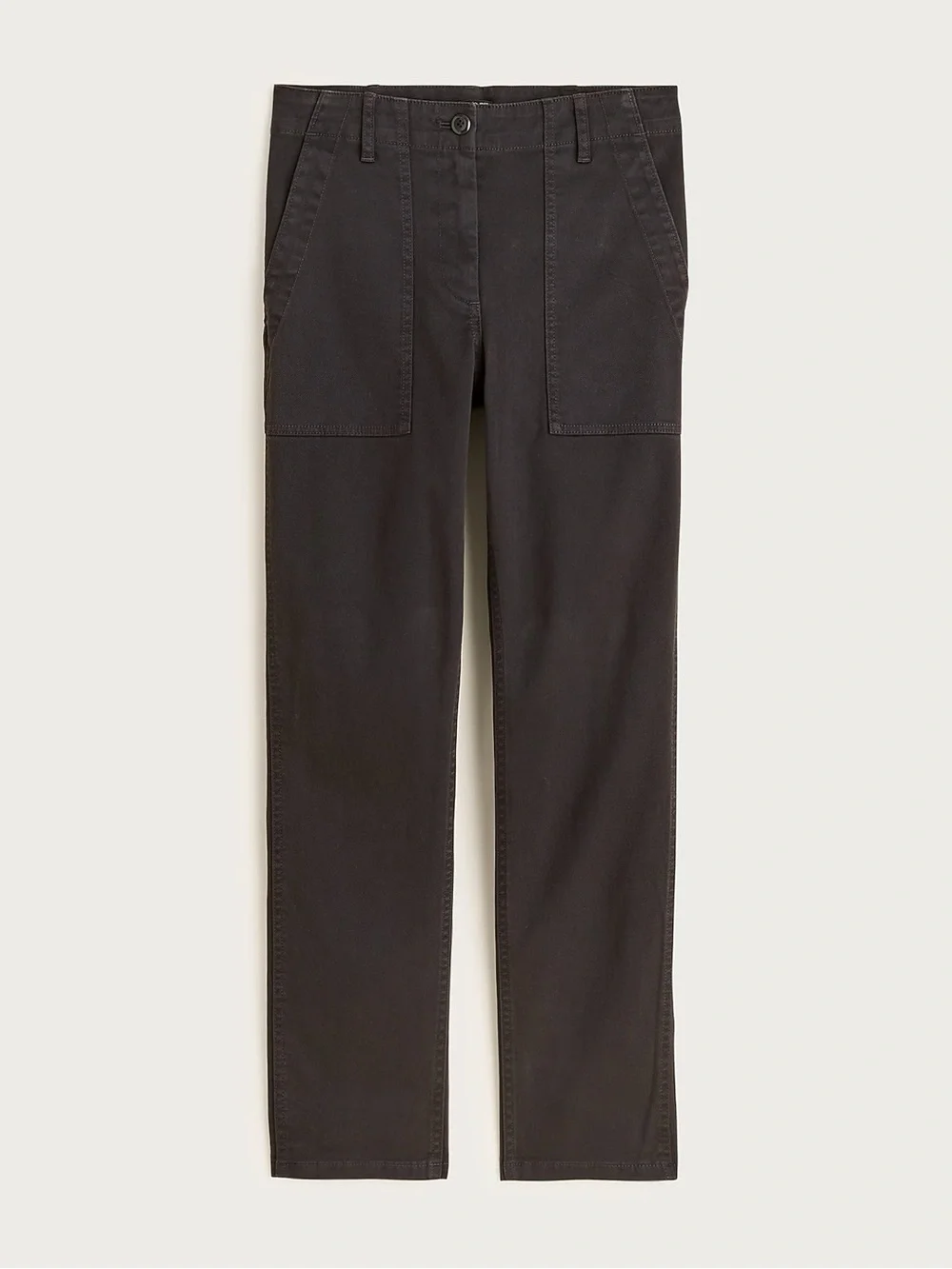 J CREW patch-pocket slim chino pant in Black Size 20 NWT $98 CS208